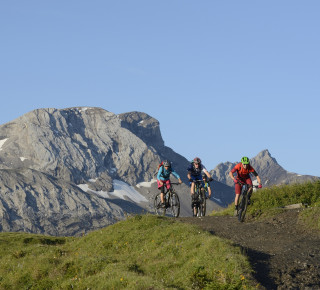 Photo d&#039;un groupe de bicyclette