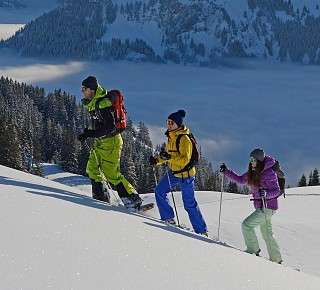 Bild einer Schneeschuhtour