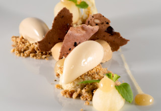 Bild eines Desserts im Restaurant Spettacolo