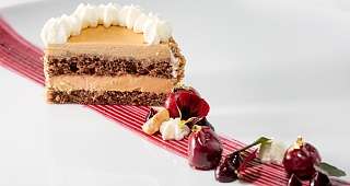 Ansicht einer Vorspeise im Restaurant Spettacolo