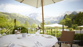 Picture of the terrace of the restaurant Oh de Vie