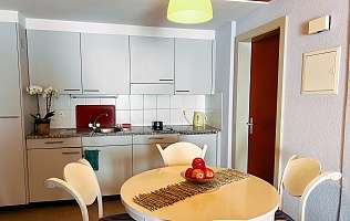 Küche in der Villa Kunterbunt