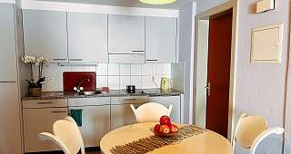 Küche in der Villa Kunterbunt