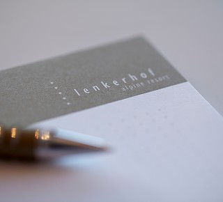 Weiterkommen im Lenkerhof - ein Schreibblock