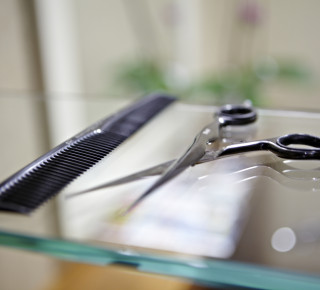 Coiffeur Photo d'ustensiles de coiffure