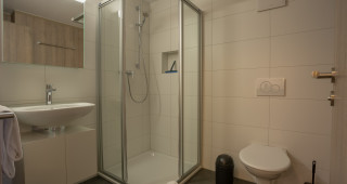 Bild der Dusche im Studio