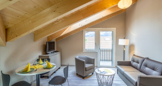 Ansicht des Wohnzimmers in der Wohnung