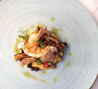 Bild eines Hauptganges im Restaurant Spettacolo