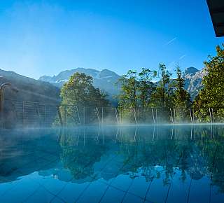 Mountain pool with a view