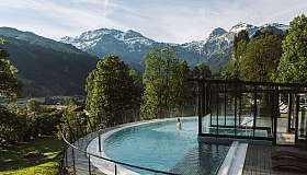 Outdoor pool autmn