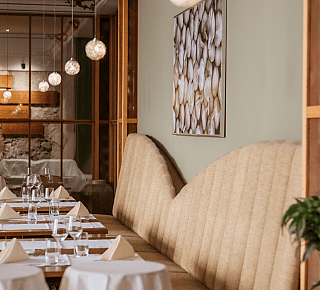 Elegant restaurant interior