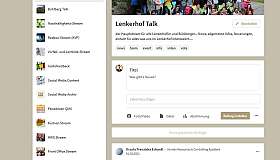 Social media stream dashboard