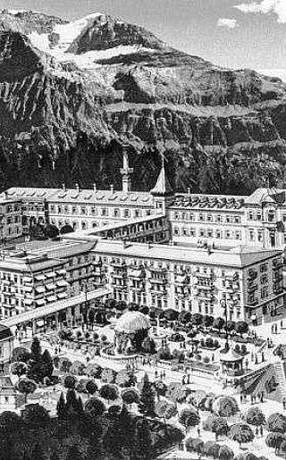Grand hôtel de montagne