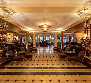 Elegant hotel lobby
