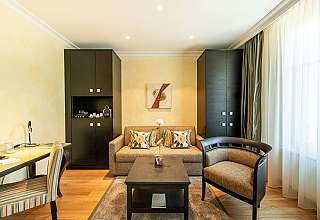 Modernes Wohnzimmer mit Sesseln