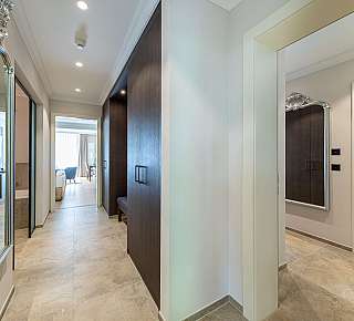 Luxurious hallway in the interior